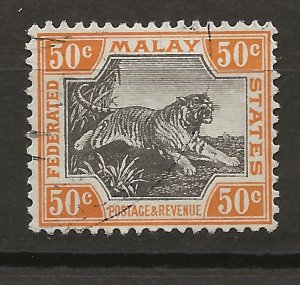 Malaya 33 SG 47 Used VF 1904 SCV $40.00 (jr)