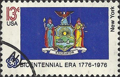 # 1643 USED STATE FLAG NEW YORK