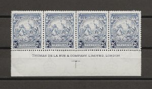 BARBADOS 1938/47 SG 251b/ba MNH/MINT Cat £1007.50