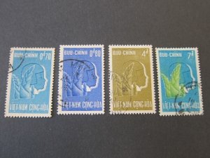 Vietnam 1961 Sc 154-7 set FU