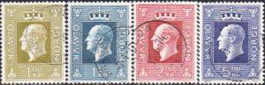 Norway #537-542 Used Set