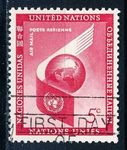 United Nations - New York #C6 Single Used