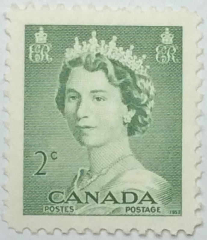 CANADA 1953 #326 Queen Elizabeth II Karsh Portrait - MNH