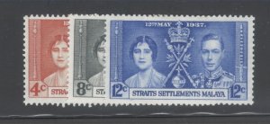 Straights Settlements, Scott-235-7 mint