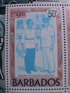 ​BARBADOS-1980-SC#533-LONDON'80 INTERNATIONAL STAMP SHOW MNH-S/S-VERY FINE