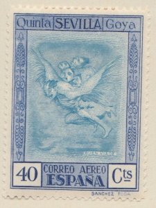 1930 SPAIN Air Post Goya 40c MH* Stamp A29P4F30958-