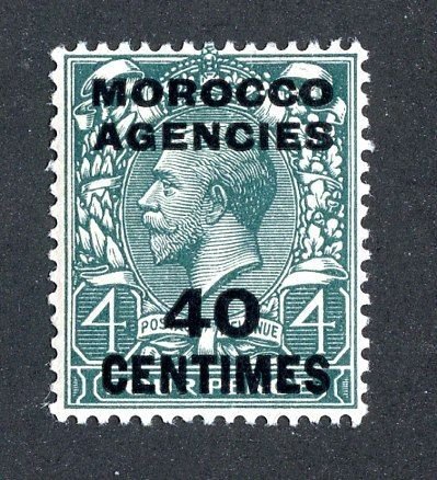 1917 Morocco Agencies Sc.# 406 mlh* ( 715 BCXX )