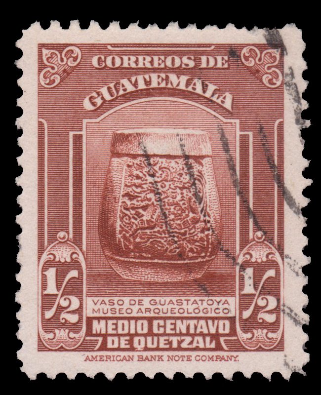 GUATEMALA STAMP 1942 SCOTT # 304. USED. # 7