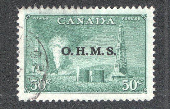 CANADA #O11 VF, Used.   CV 15.00    ...   1151197