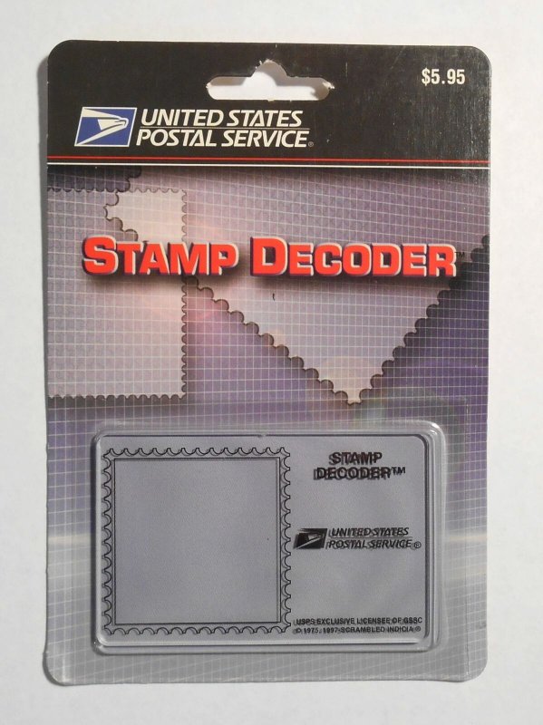 1997 Stamp Decoder device USPS hidden stamp images NIP New!