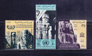 Egypt 681-683 Set MH Monuments (B)