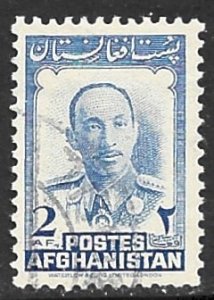 AFGHANISTAN 1951 2af King Zahir Shah Issue Sc 384 VFU