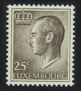 Luxembourg Grand Duke Jean 25c. brown Normal paper 1966 MNH SG#757 MI#725x