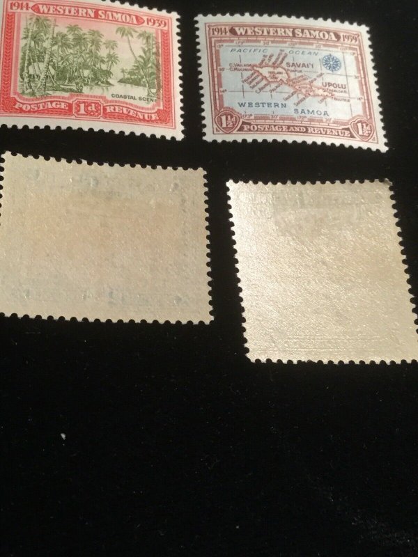 Western Samoa Scott # 181-184 Mint Hinged- See My Listings For Hard Stamps!