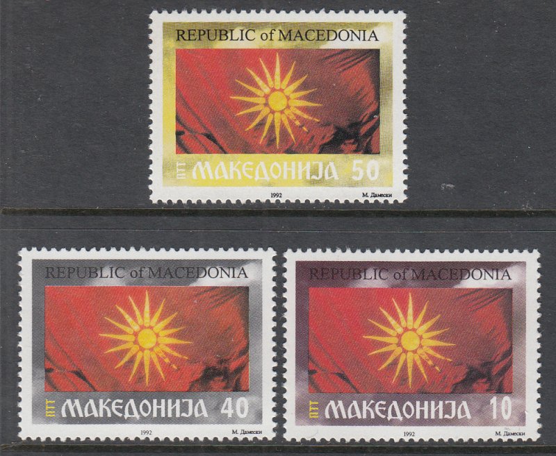 Macedonia 5-7 MNH VF