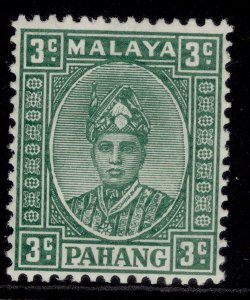 MALAYSIA - Pahang GVI SG31a, 3c green, NH MINT. Cat £35.