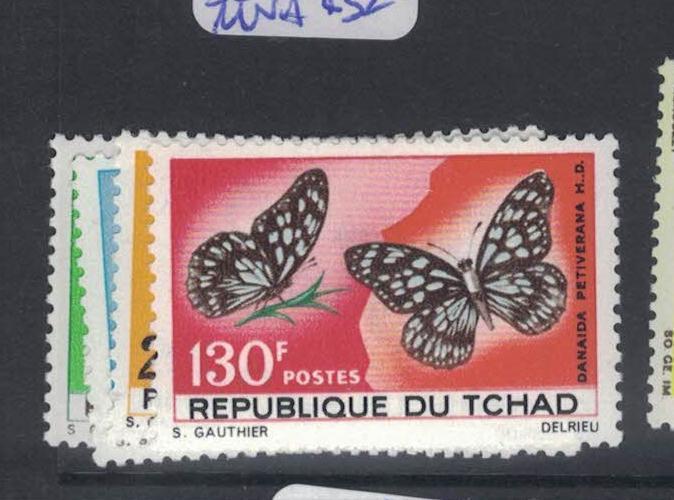 Chad Butterfly SC 139-42 MNH (8dpt)