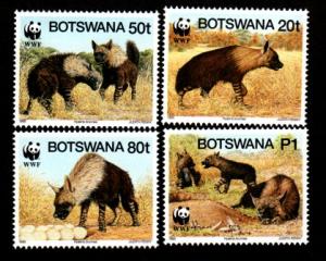Botswana 586 a-d Mint NH WWF Animals!