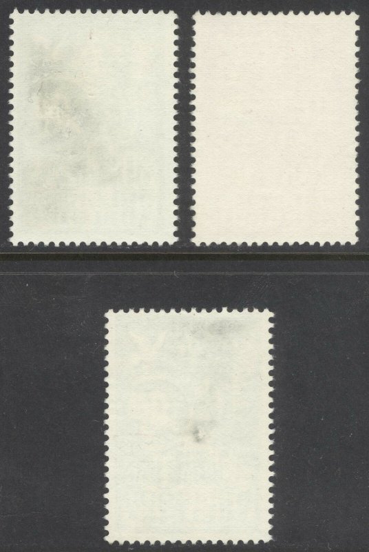 Belgium 1953 80c+20c - 4fr+1fr50 Allegory-Youth Scott B544-B546 VFU Cat $56