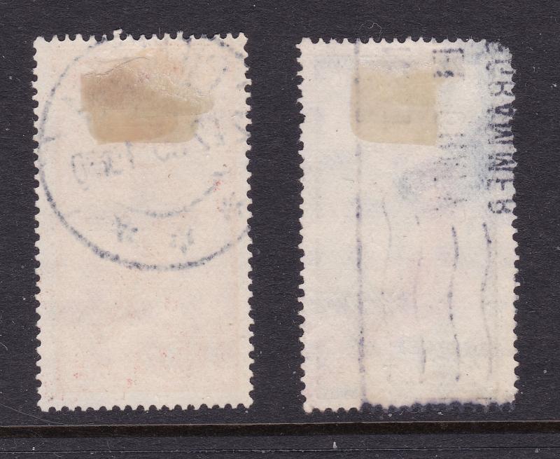 Denmark the 15 & 25ore used from the 1929 Cancer set