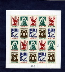 4207-4210 Christmas, MNH sheet/20 (#S1111)