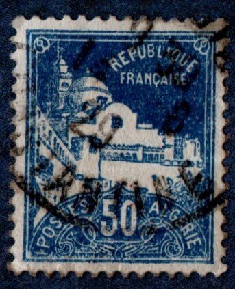 Algeria Scott #49 50c La Pecherie Mosque (1926) Used