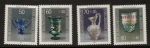 GERMANY SGB727/30 1986 GLASSWARE MNH