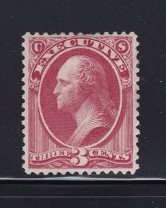 O12 F-VF original gum previously hinged with nice color cv $ 700 ! see pic !