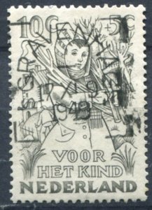 Netherlands Sc# B206 used