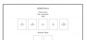 PRINTED VENEZUELA [CLASS.] 1859-1944 STAMP ALBUM PAGES (40 pages)