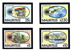 Mauritius 558-61 MNH 1983 Commonwealth Day