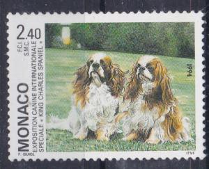 Monaco 1900 MNH 1994 Intl. Dog Show