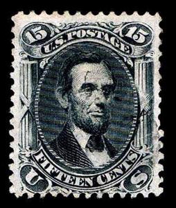 US.#77  REGULAR ISSUE OF 1866 WITH FACE FREE CANCEL - F/VF - $135.00 (ESP#5480)