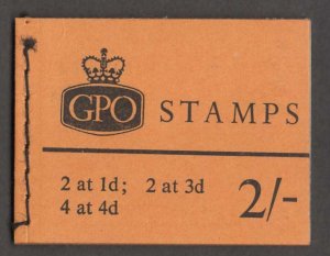 Great Britain # BK81   2sh booklet  - July 1965  (1) Mint