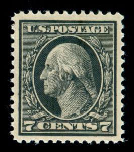 MOMEN: US STAMPS #407 MINT OG NH VF/XF PF CERT