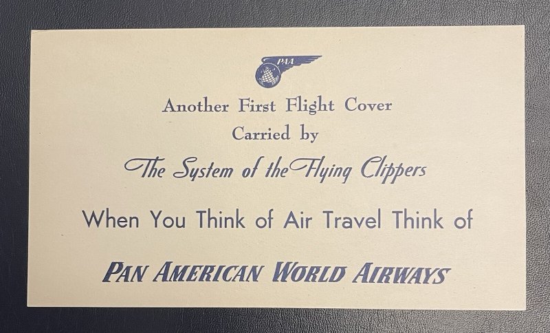 TangStamps: CHINA ROC 1947 Guam To Shanghai First Flight Cover