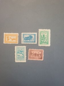 Stamps Mongolia Scott #144-8 nh