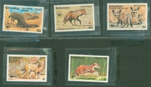 Botswana #182-186  Single (Complete Set)