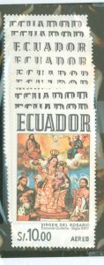Ecuador #848-53  Single (Complete Set)