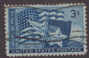 United States 938 Texas Statehood Centenary 1945