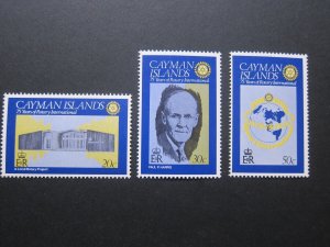 Cayman Islands 1980 Sc 434-436 set MNH