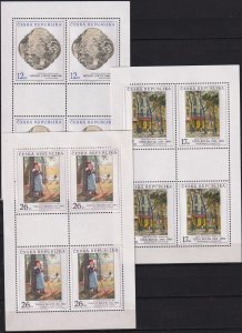 Czech Republic 2001 Art Paintings Mi.308 /10 Sheets MNH