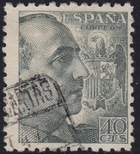 Spain - 1940 - Scott #697 - used - Franco