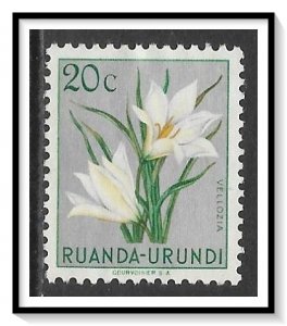 Ruanda-Urundi #116 Flowers NG