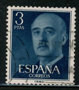 Spain 831 General Francisco Franco 1954