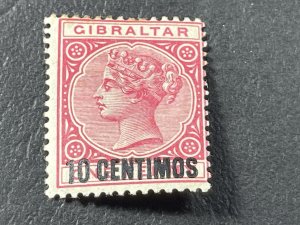 GIBRALTAR # 23-MINT/HINGED---SINGLE---ROSE--1889