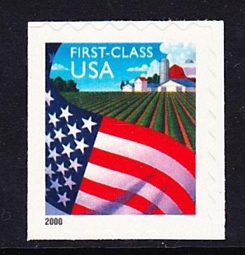 3450 Flag Over Farm MNH