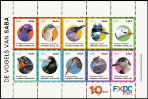CARIBBEAN NETHERLANDS SABA 2024 BIRDS OF SABA OISEAUX VOGEL UCCELLO
