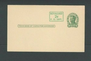 UX40 Mint Revalued To 2c Green Surcharge 