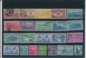 D395613 USA Nice selection of VFU Used stamps